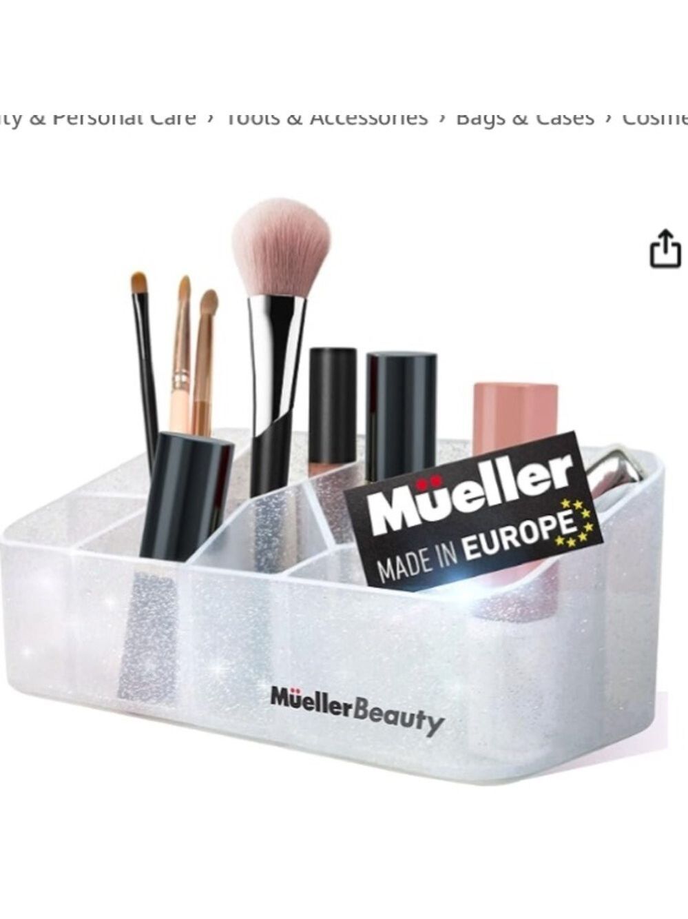 Mueller Beauty Austria makeup cosmetic jewelry organizer